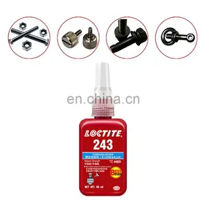 Loctiter 243Anaerobic Glue Threadlocker Medium Strength Blue 50ml 250ml 10ml Screw Glue Anti-loose Waterproof Seal Leak Proof thumbnail-3