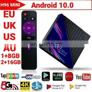 The Latest Android 10.0 TV Box Supports Tiktok H96 Mini V8 RK3228A 1G/2G thumbnail-2