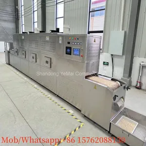 Electricity Continuous Nuts Roasting Line, Conveyor Belt Type Microwave Nut Roaster Machine thumbnail-3