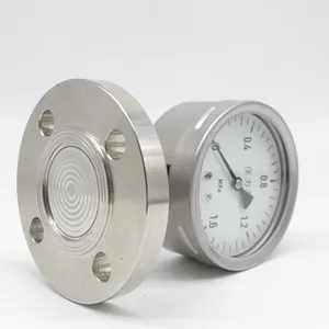 Stainless Steel Diaphragm Pressure Gauge With Shock Resistant Flange DN25 Pressure Gauge thumbnail-4