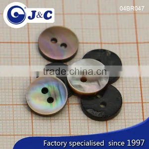 J&C Brown MOP Shell Buttons,pearl Shell Buttons for Fashion Shirt.BR047, BR051 thumbnail-2