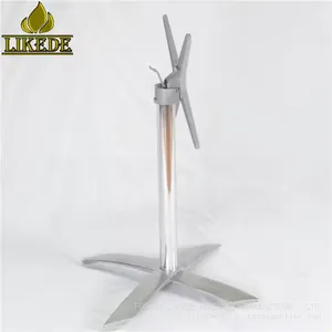 Stackable Aluminum Folding Table Base Restaurant Furniture Legs Foldable Table Frame thumbnail-5