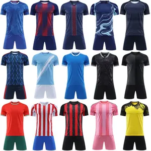 Wholesale Retro Soccer Jersey Club Team Uniform Training Vintage Football Shirt Sports Wear Men's Soccer Wear Custom Fan Player Kids Kits thumbnail-5