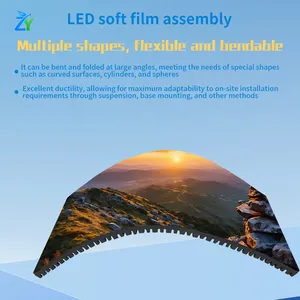 Flexible Soft Magnet Front Service P1.8 P2 P3 P4 Module for LED Display Screen Video Wall Pantalla Cylinder Panel Poster Banner thumbnail-4