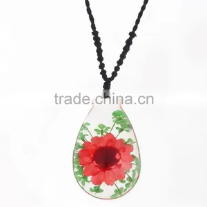 Lovely Gift Real Flowers Resin Fashion Pendant thumbnail-2