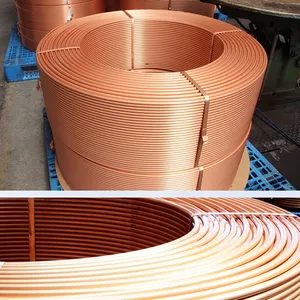 Copper Coil Pipe Pancake Copper Coil Tube for Air Conditioner thumbnail-2