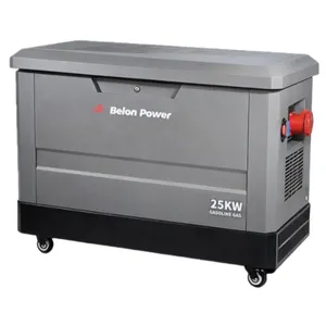 25KW Four Cylinder Water-cooled Multi-fuel Silent Generator CG14 EFI Engine Gasoline Natural Gas CNG LNG LPG Methane Propane Standby Genset thumbnail-1