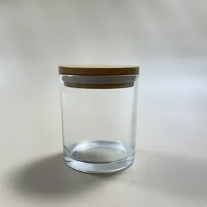 Wholesale Glass Candle Vessels Empty Candle Jars Affordable Glass Home Wax Candle Jar for Home Decor thumbnail-3