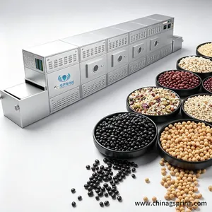 Low Energy Industrial Microwave Drying Machine for Corn Bean Grain Agricultural Products thumbnail-1