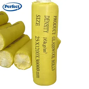 Wholesale Foil Backed Insulation Glass Wool Rolls Cold and Heat Resistant Material thumbnail-3