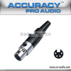 4Pin Female Mini XLR Connector XLR063-4 thumbnail-1