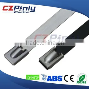304 316 Ball Self-lock Type Stainless Steel Cable Ties Quality Choice thumbnail-1