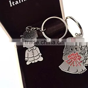 Customized Metal Best Seller Custom Metal Key Chain for Couple thumbnail-2