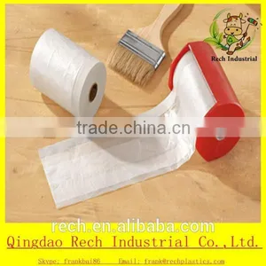 PE Paint Protect Clear Pretaped Plastic Masking Film thumbnail-1