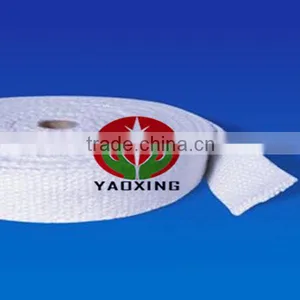 Stainless Steel Reinforced Ceramic Fiber Tape 1260C 550K Ceramic Fiber Tape Industrial Chimney Ceramic Fiber Tape thumbnail-1