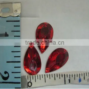 Tear Drop Shape Acrylic Stone for Sewing Button 40pcs thumbnail-1