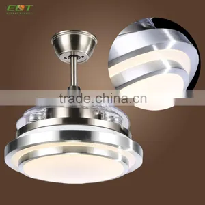 Glass Lampshade Remote Control Concealed Ceiling Fan Quality Choice thumbnail-1