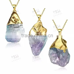 Fashion Single Stone Pendant Necklace Women, Beautiful One Stone Pendant thumbnail-3