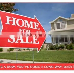 Customized Plastic Home For Sell Yard Sign thumbnail-1