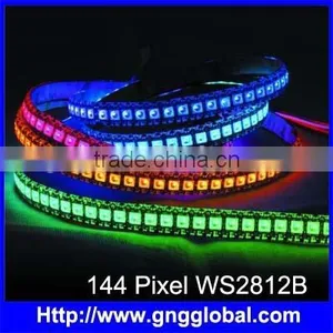 144 Leds per Meter WS2812B Led Pixel Strip 5050 Addressable Rgb Led Strip thumbnail-1