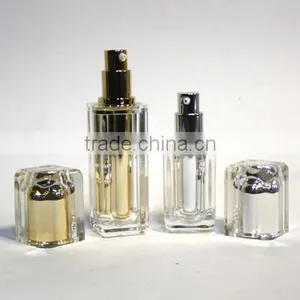 Cosmetic Dip Tube Lotion Pump Acrylic Double Walled Bottle (135DP JS-I03) thumbnail-2