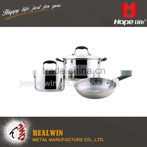 5pcs Cookware Sets Kitchen Accessory Pan , Cookware Set , Stainless Steel Cookware thumbnail-1