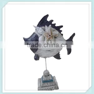 China Supplier New Design Resin Fish Shape for Home Decoration thumbnail-2
