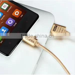 Golf 2.1A High Speed USB Data Cable For IOS 3M Nylon Braided Aluminum USB Cable For IPhone SE 6 6S IPad TB-0372 thumbnail-6