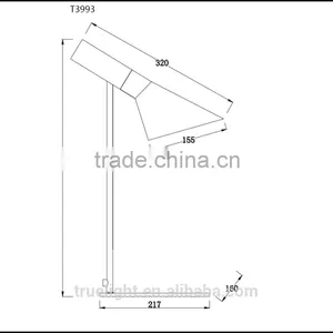 Desk Lamp for Trophy Pro Wooden Steel E27*1 Table Lamps China Supplier thumbnail-2