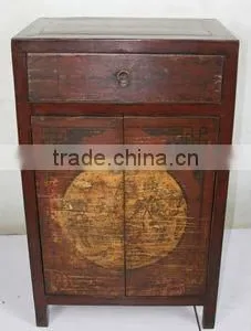 Antique Chinese Bedroom Furniture, Hand Painted Cabinet thumbnail-1