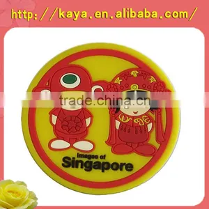 Fashionable Customized Wholesale Plastic 3d Embossed Cup Mat thumbnail-1