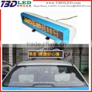 Taxi Top Led Display,led Car Movign Message Screen Sign Board,led Taxi Display Sign for Car Rear Window thumbnail-1