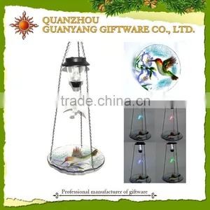 Solar Bird Feeder Lantern Light Window Bird Feeder thumbnail-1
