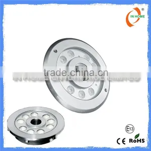 Super Bright DMX 12W IP68 Underwater Light, ss 316 Pool Light Led Underwater Light thumbnail-3