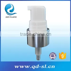 China Supplier Cosmetic Packing Gold and Silver Aluminum Lid Cream Pump thumbnail-1
