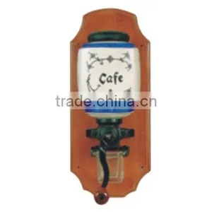Archaistic Manual Coffee Grinder With Wooden Case thumbnail-1