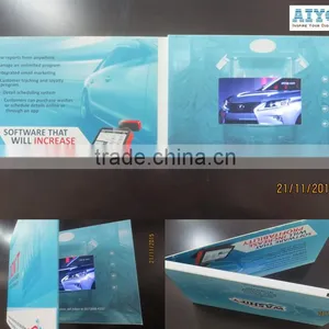 5 Inch LCD Advertising Video Card Booklet Tft Screen Video Greeting Card thumbnail-3