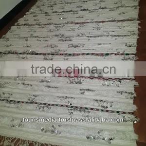 Vintage Moroccan Wedding Blanket 245cm x 138cm Wholesale of Handira thumbnail-1