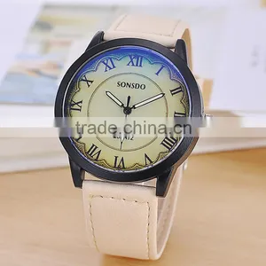 Classical Roman Numerals Face Women Watch thumbnail-1