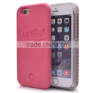 Fashion LED Light Iiuminated Selfie Case For Plastic Cover thumbnail-3