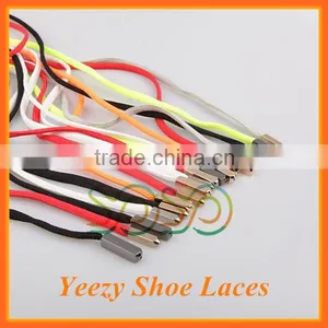 Bestselling New Yeezy Shoe Laces Gold Silver Black Screw Metal Aglets Yeezy Lace thumbnail-1