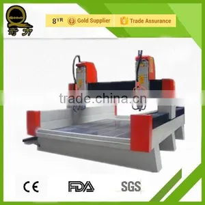 3d Used Granite Bridge Saw for Sale QL-1218 Cnc Water Jet Cutting Machine Stone Profiling Machine Cnc Router thumbnail-5