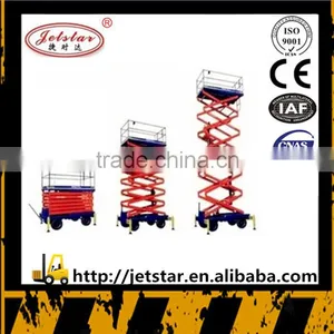 500kg Small Load Capacity Battery Operated Scissor Lift Platform thumbnail-1