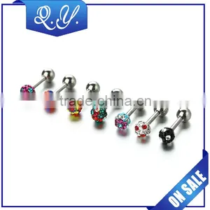 Girl Earring Cute Design Mixed Color Cheap Crystal Gift Items Ear Studs for Girls thumbnail-1