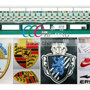 16 Heads 9 Needles Computerized Operation Flatbed Embroidery Machine thumbnail-1