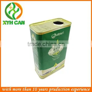 Food Grade Tall Olive Oil Tin Can, Empty Food Tin Can thumbnail-1