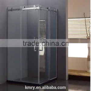 Hot! Stainless Steel Roller Sliding Shower Enclosures (KT8112) Quality Choice thumbnail-1