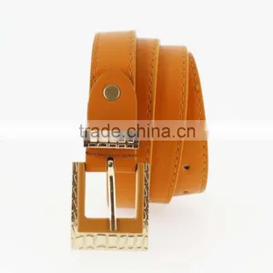 NEW Design PU Leather Dresses for Women Belt With Gold Buckle in Yiwu thumbnail-6