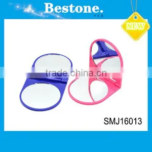 Mixed Colors Round Shape Cheap Personallized Folding Pocket Mirror thumbnail-1