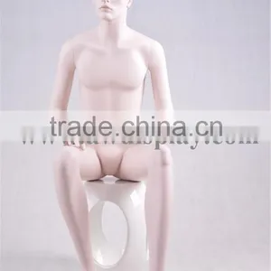 Sitting Make-up Stylish Sculpture Male Mannequins thumbnail-1